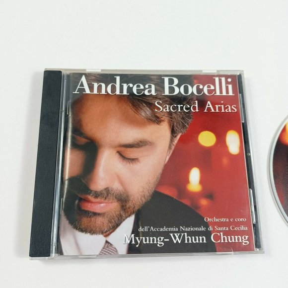 Andrea Bocelli CD Sacred Arias -90s -Opera Italian *MINOR WEAR - Picture 2 of 12
